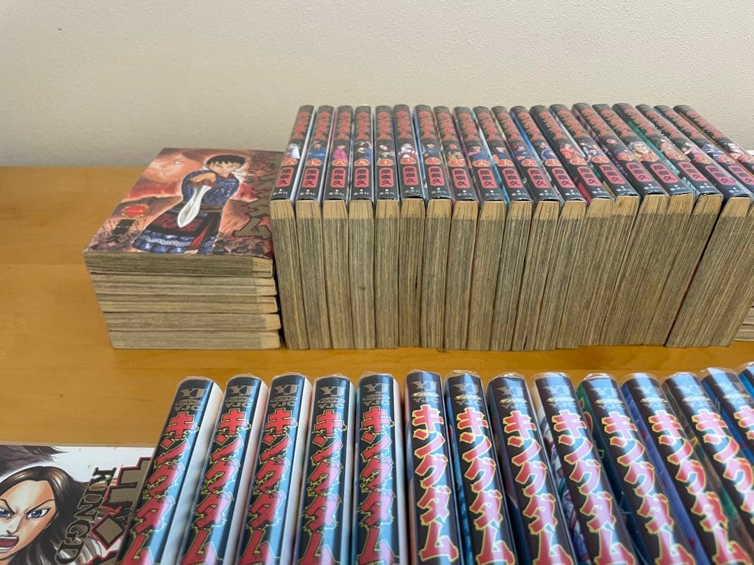 キングダム　1〜60巻セット　全巻フィルム装着済み　原泰久