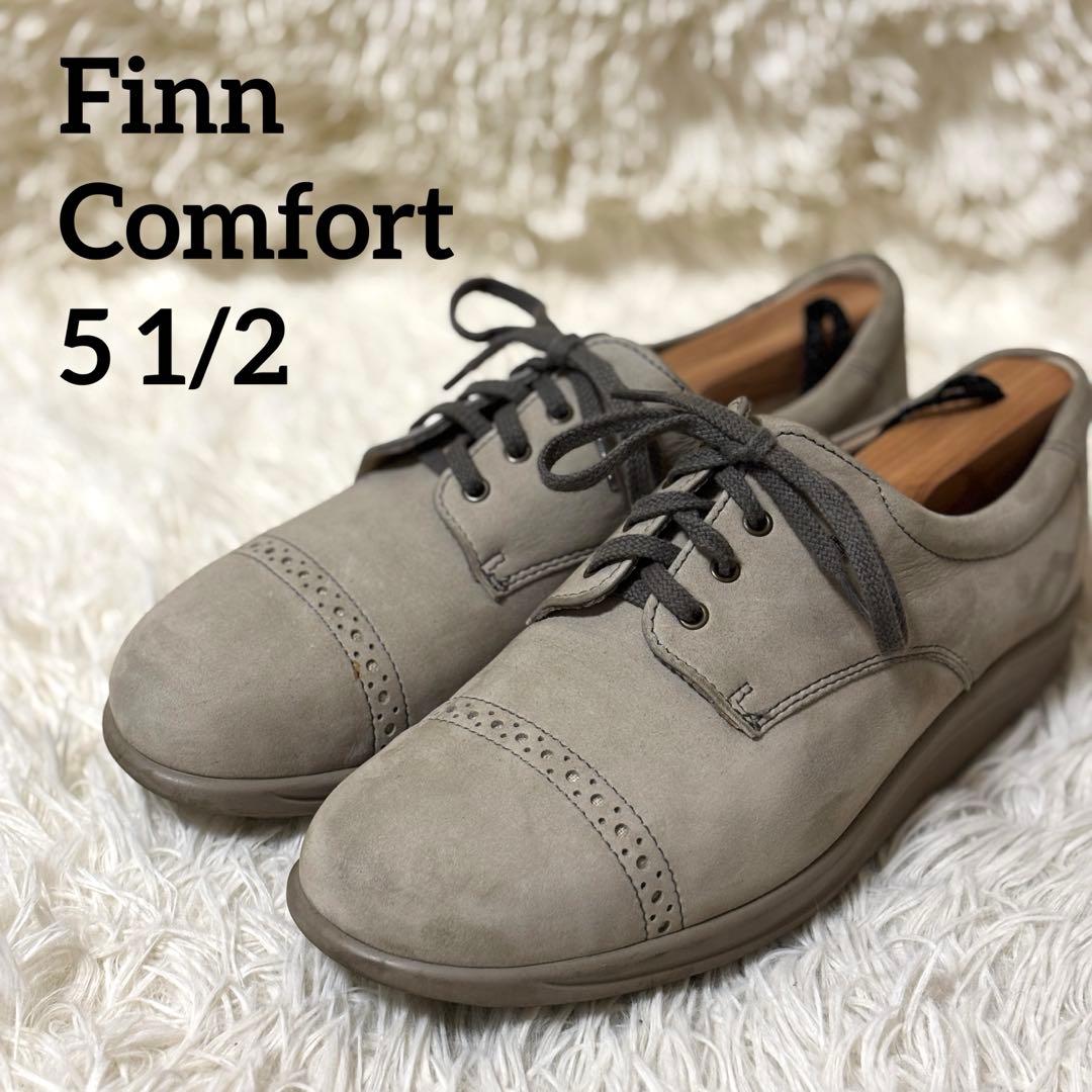 【希少】Finn Comfort フィンコンフォート　ヌバック　外反母趾　健康靴