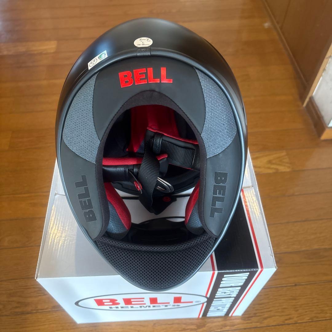 最終値下げ　美品　BELLマットブラックフルフェイスヘルメット