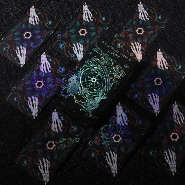 【正規品タロットカード】美麗エンボスホログラム箔✨野性的でミステリアスなデッキ