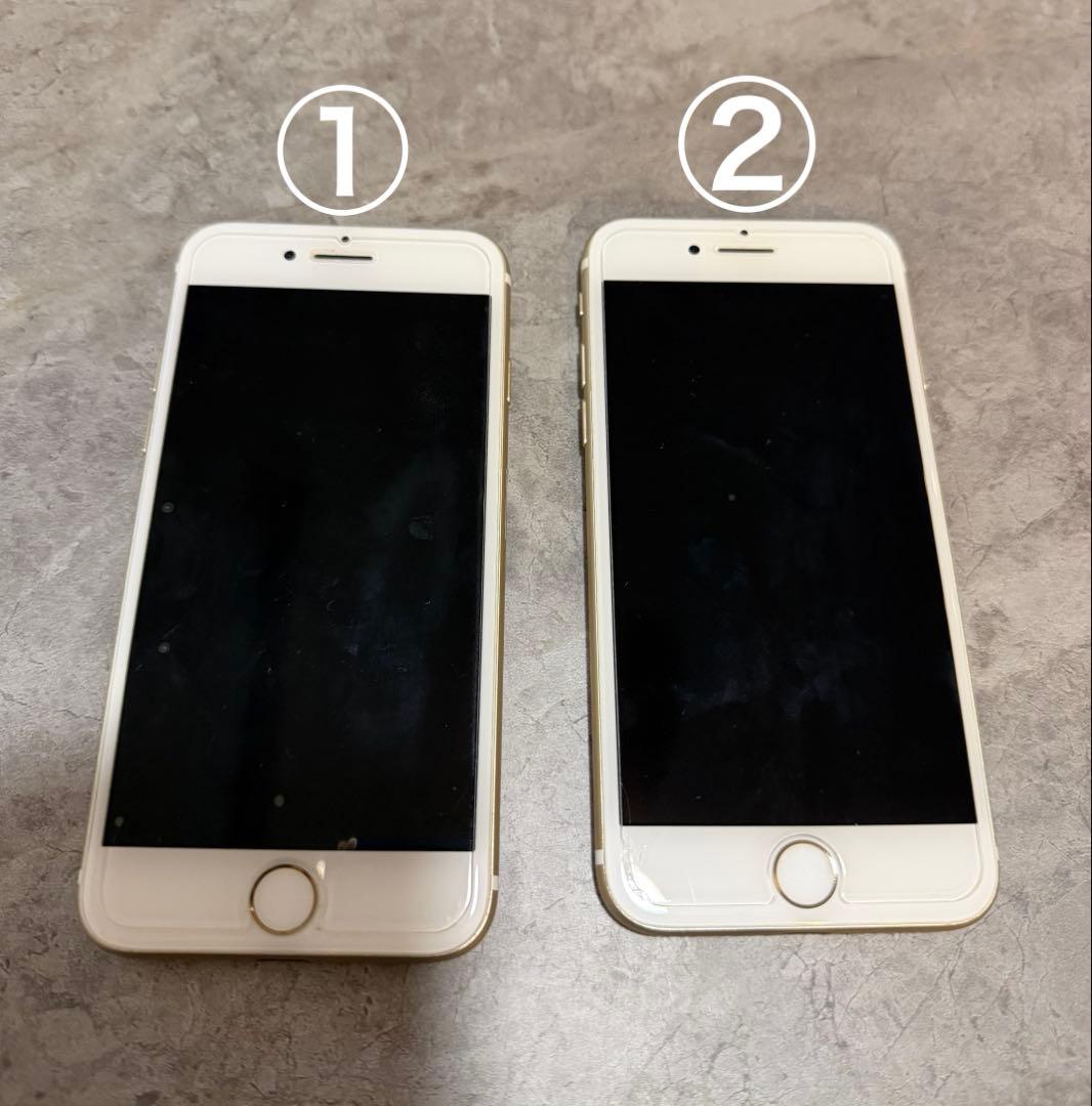 iPhone7 ゴールド2台（32GB/128GB）
