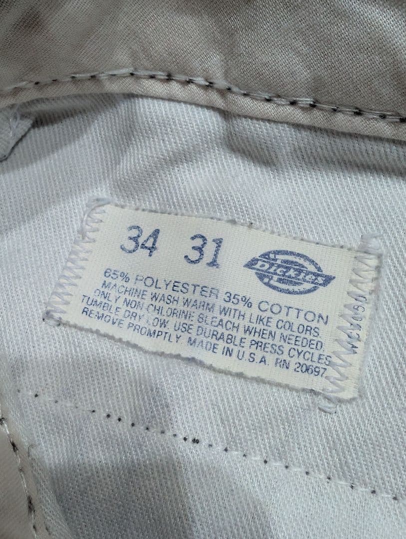 USA製 チビタグ　Dickies874 ディッキーズ　W34　L31