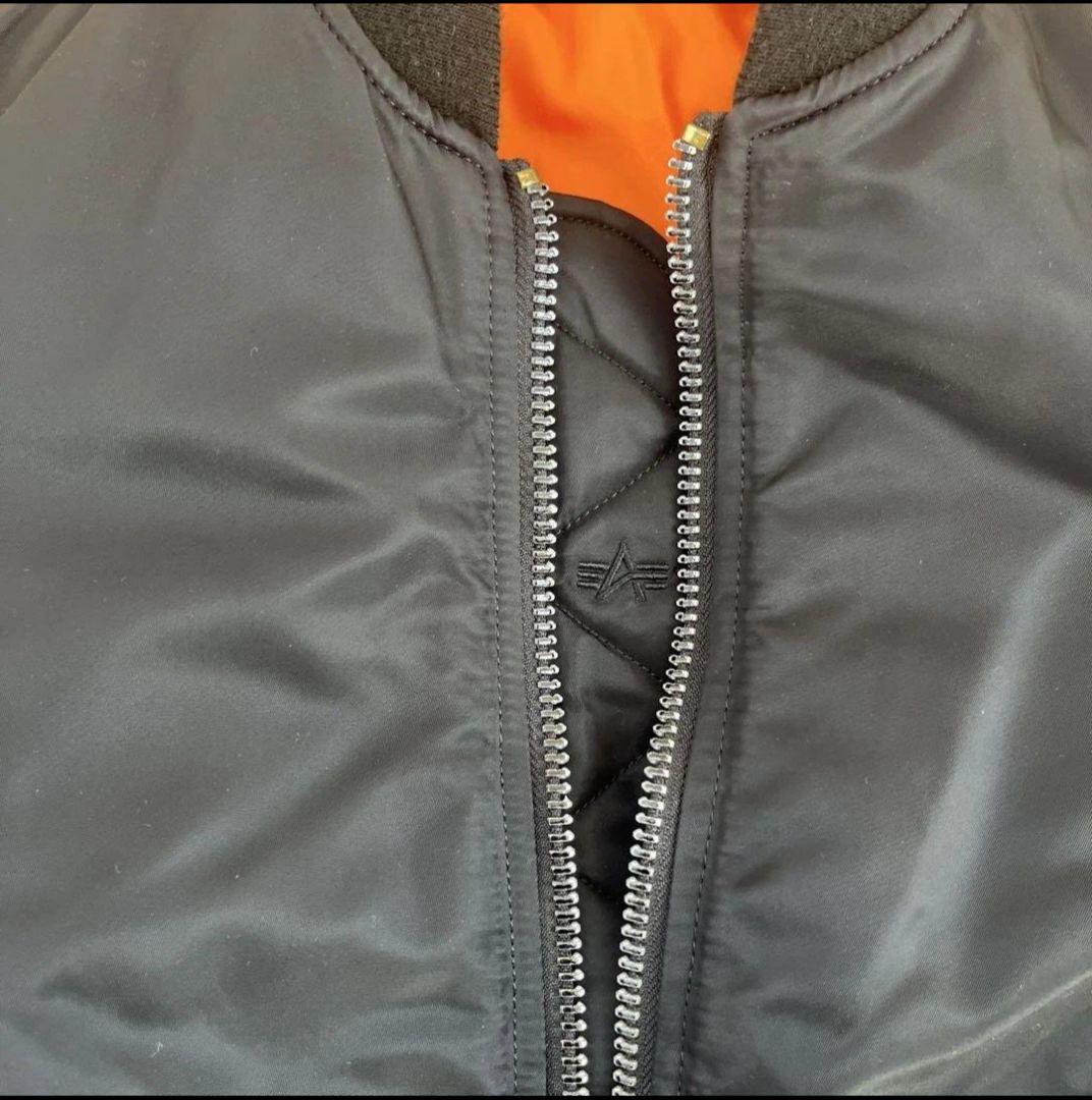 ALPHA アルファ MA-1 フライトジャケット XS ブラック