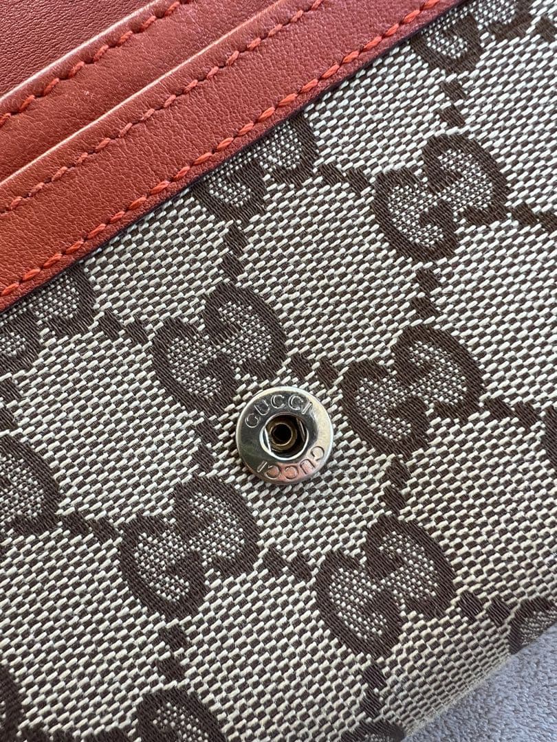 GUCCI グッチ GGキャンバス インターロッキングG 長財布 ダブルG GG