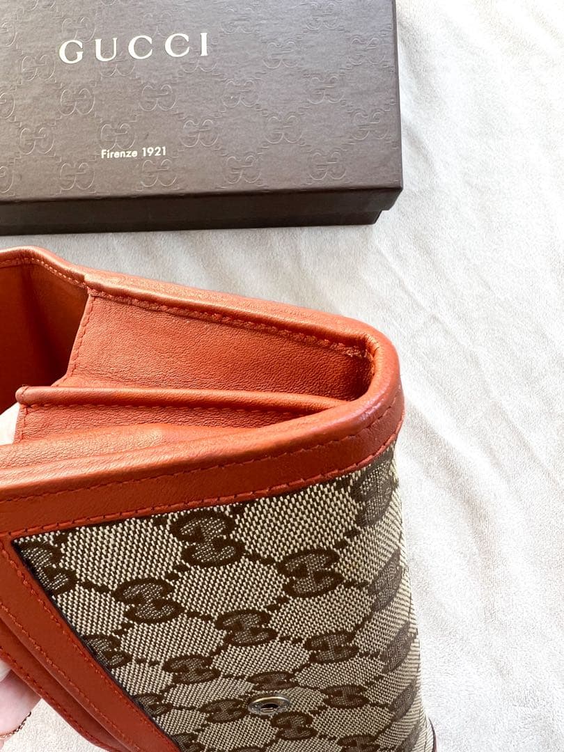 GUCCI グッチ GGキャンバス インターロッキングG 長財布 ダブルG GG