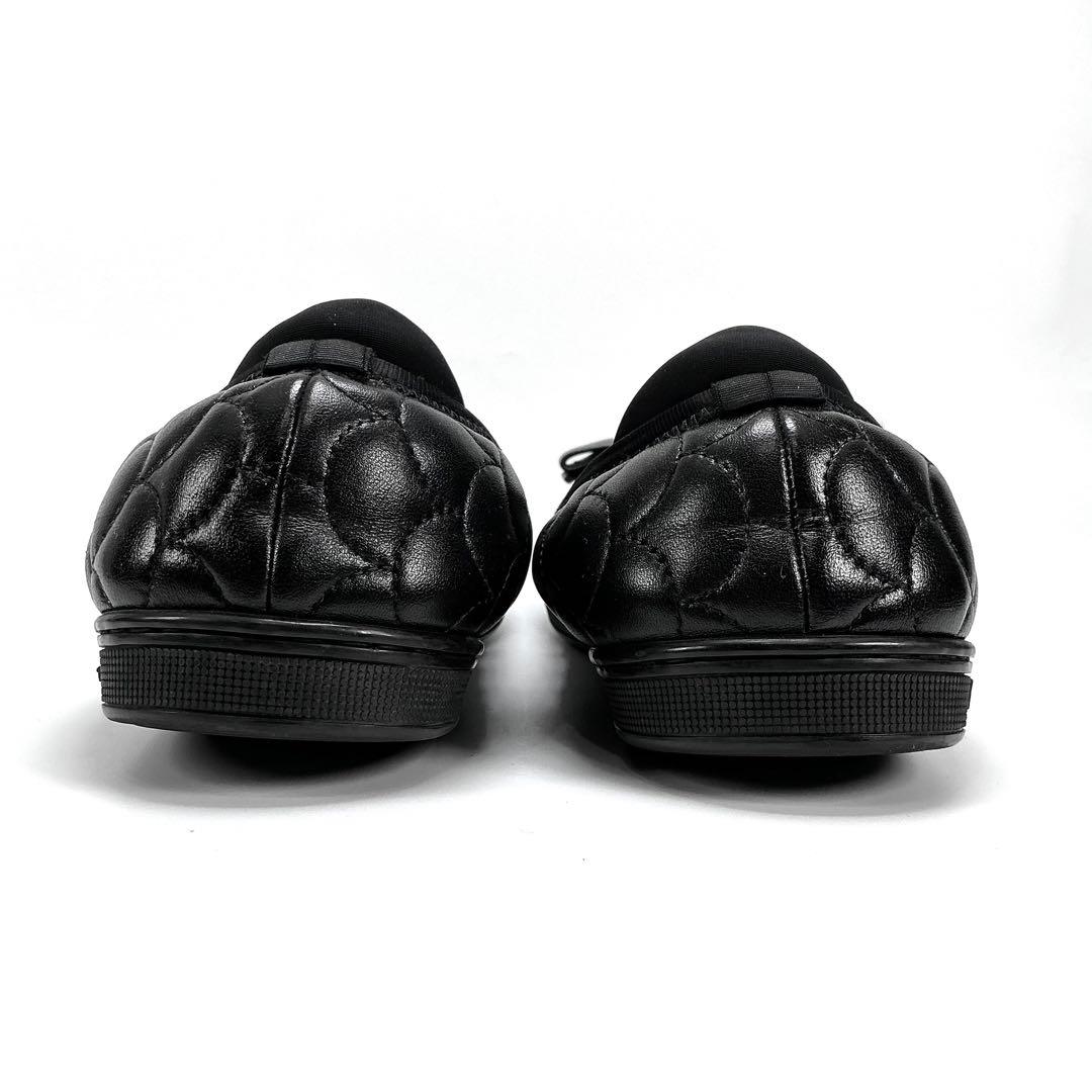 FERRAGAMO　パンプス　ヴァラリボン　キルティング　バレエシューズ