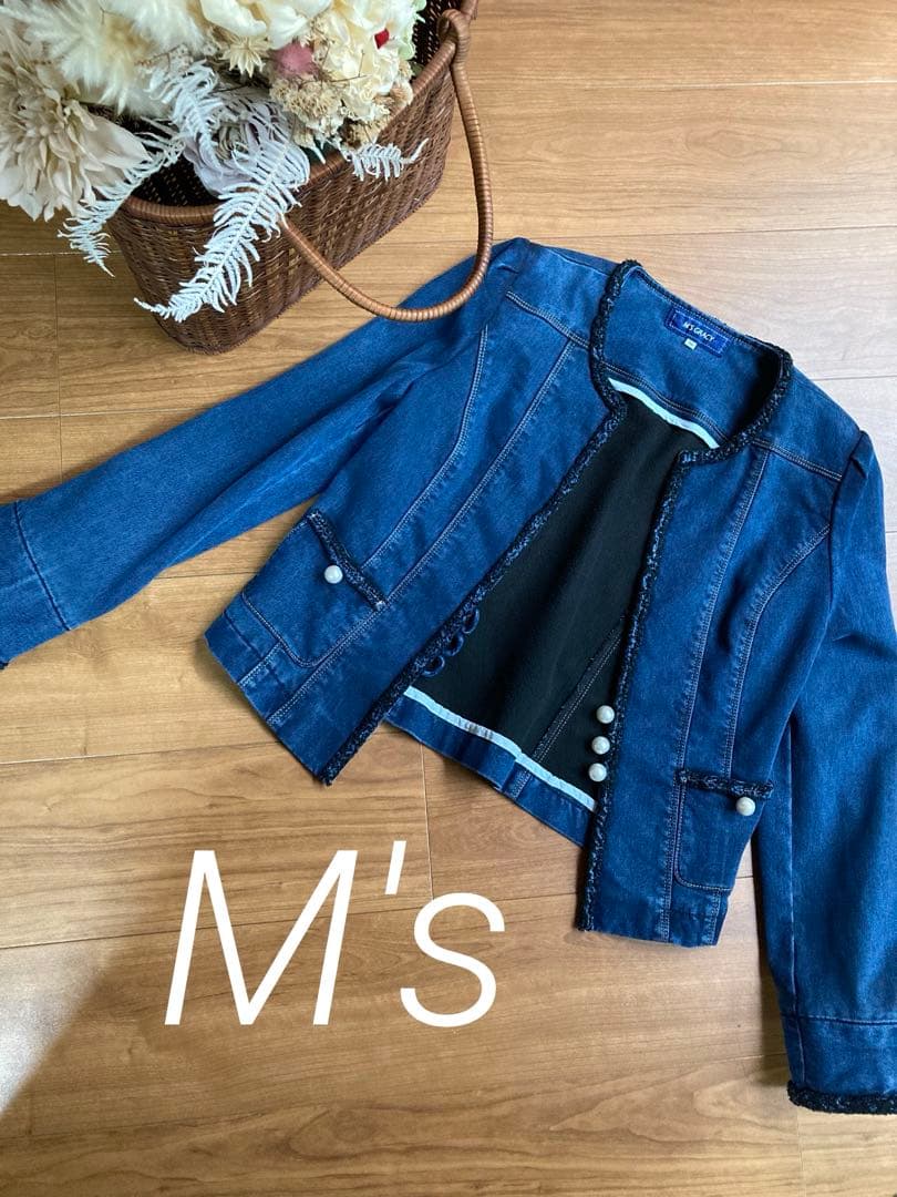 【エムズグレイシーデニムジャケット】