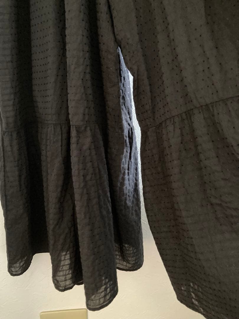 ヌキテパ　インド製　コットントビーオールインワン　ウエストリボン　マキシ丈