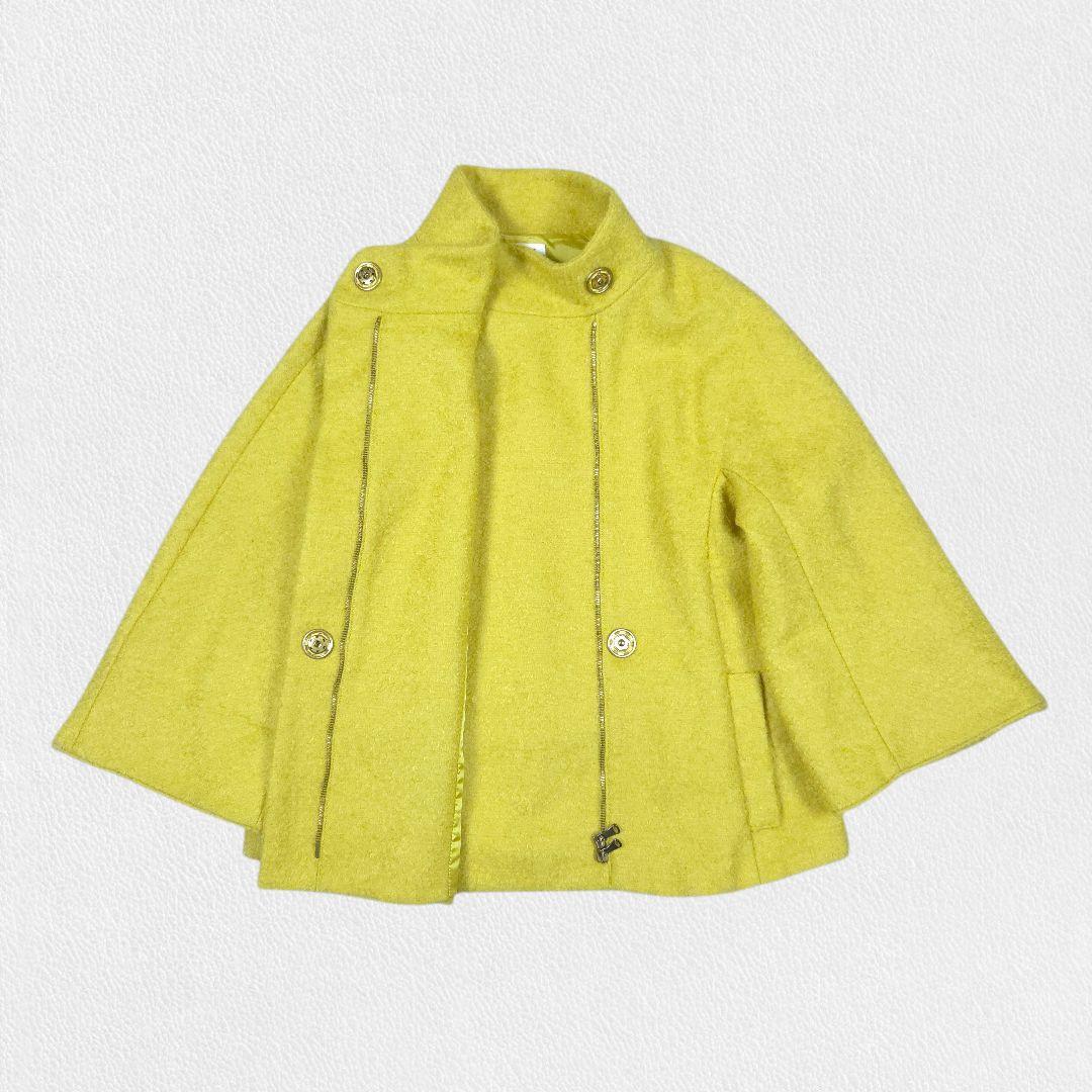 ジャケット・アウター CELINE Yellow Mohair Coat Jacket