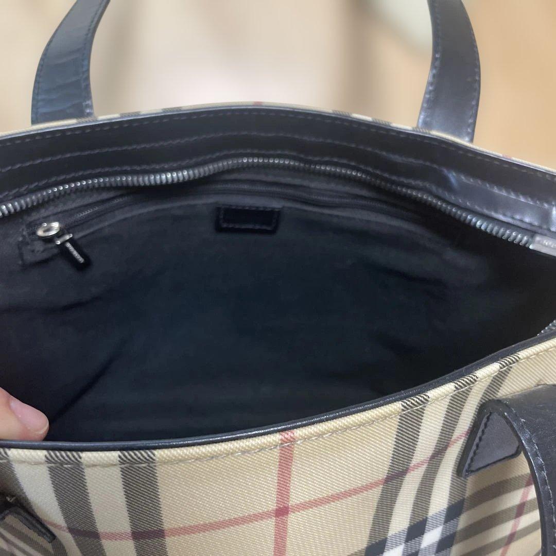 美品バーバリー　トートバッグ
