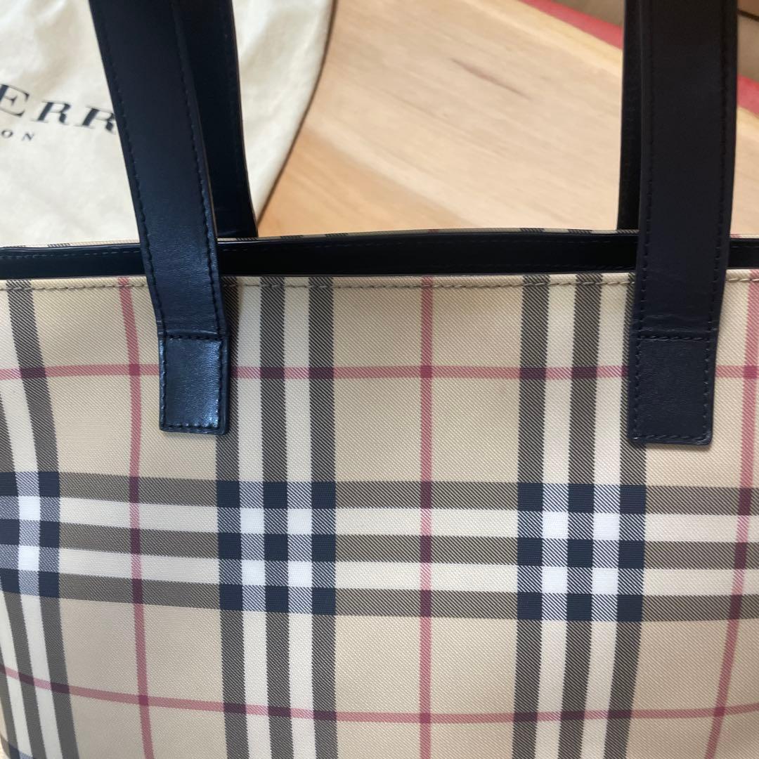 美品バーバリー　トートバッグ
