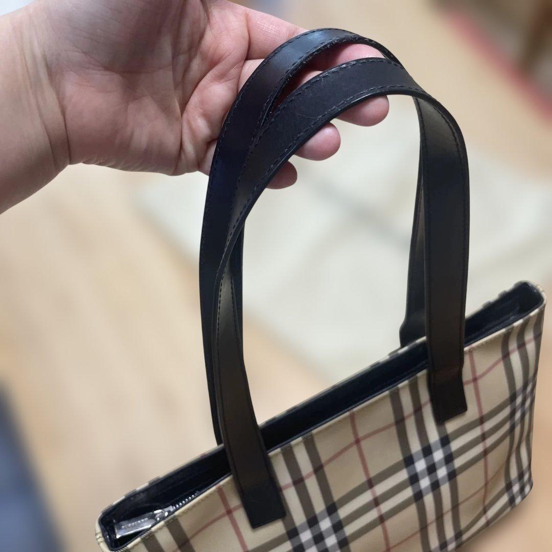 美品バーバリー　トートバッグ