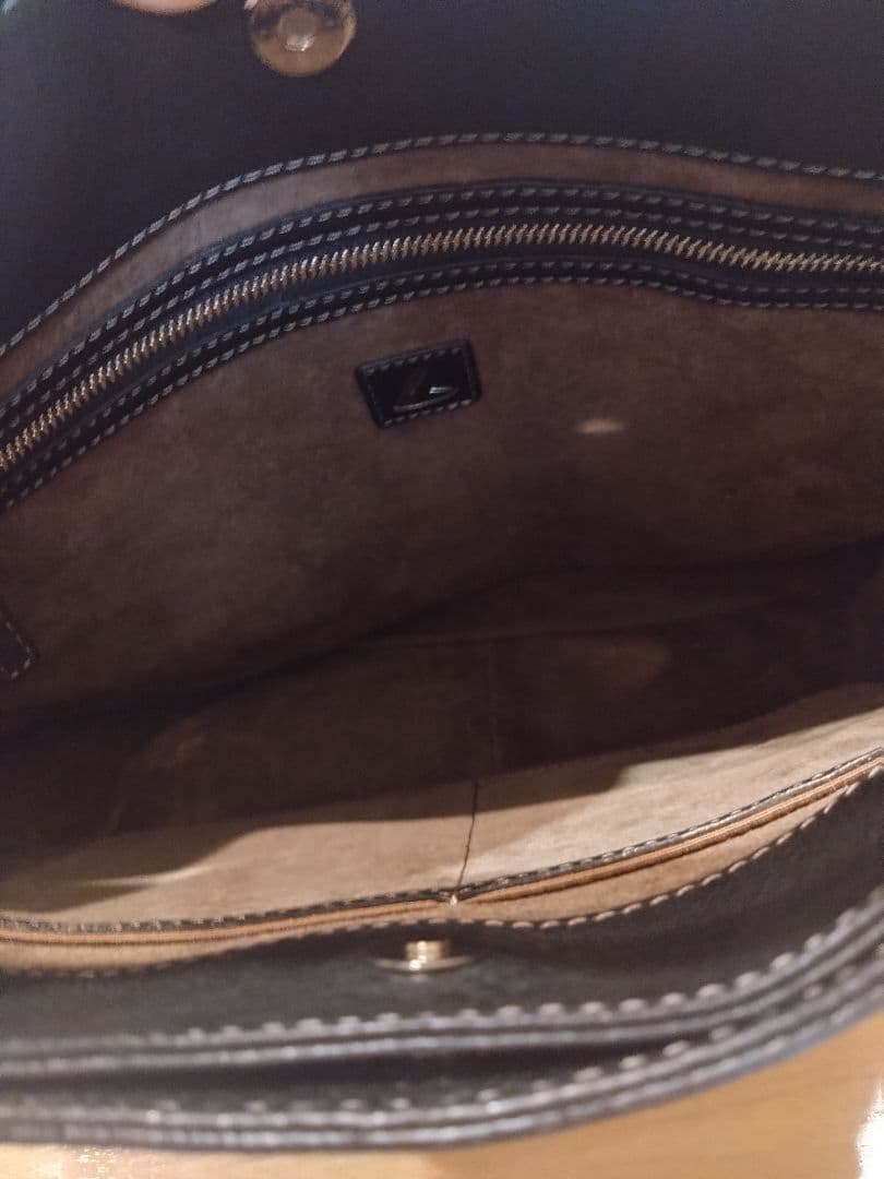 美品 土屋鞄製造所 ワンハンドル ショルダーバッグ ブラック