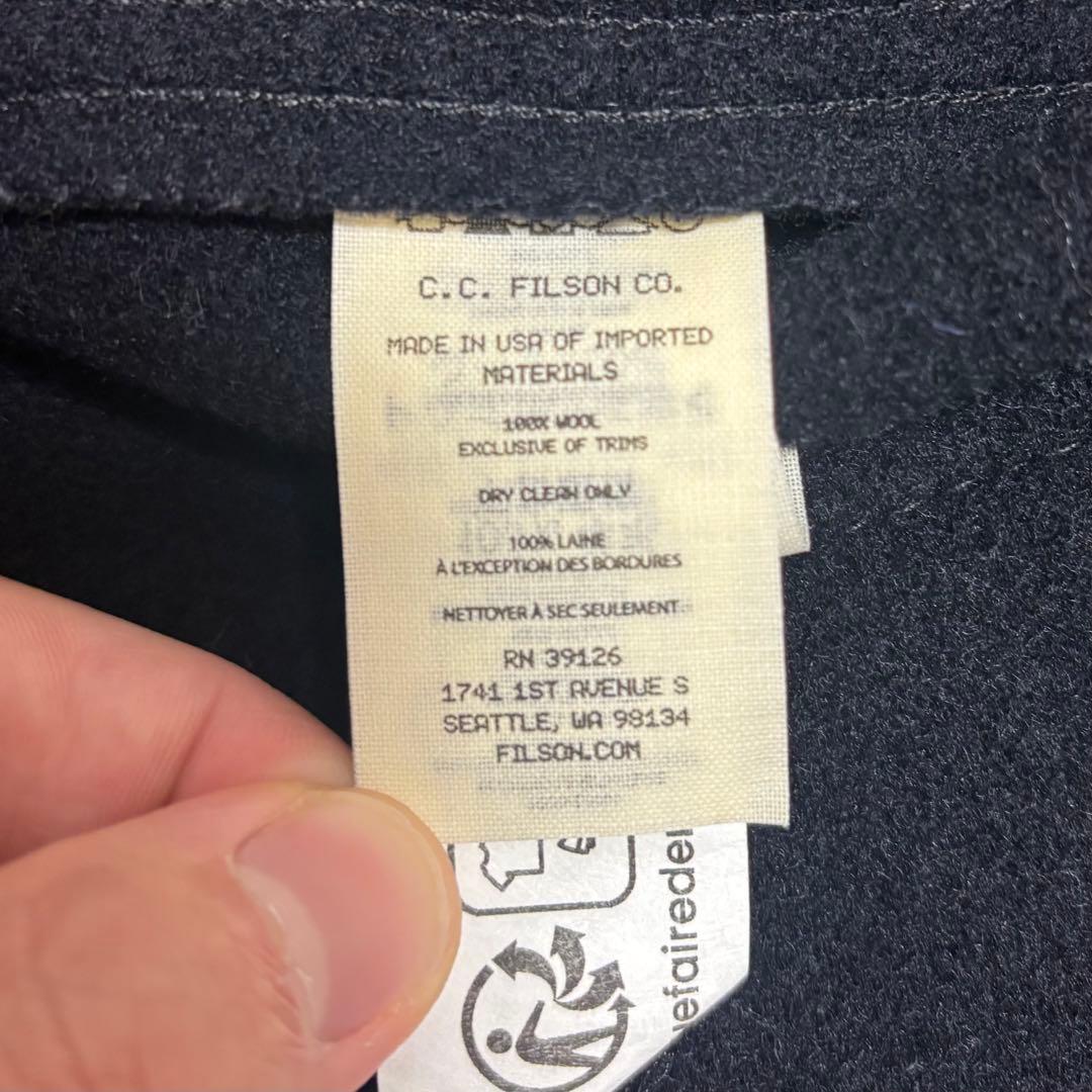 【新品未使用】タグ付FILSON マッキーノクルーザージャケット　Sサイズ
