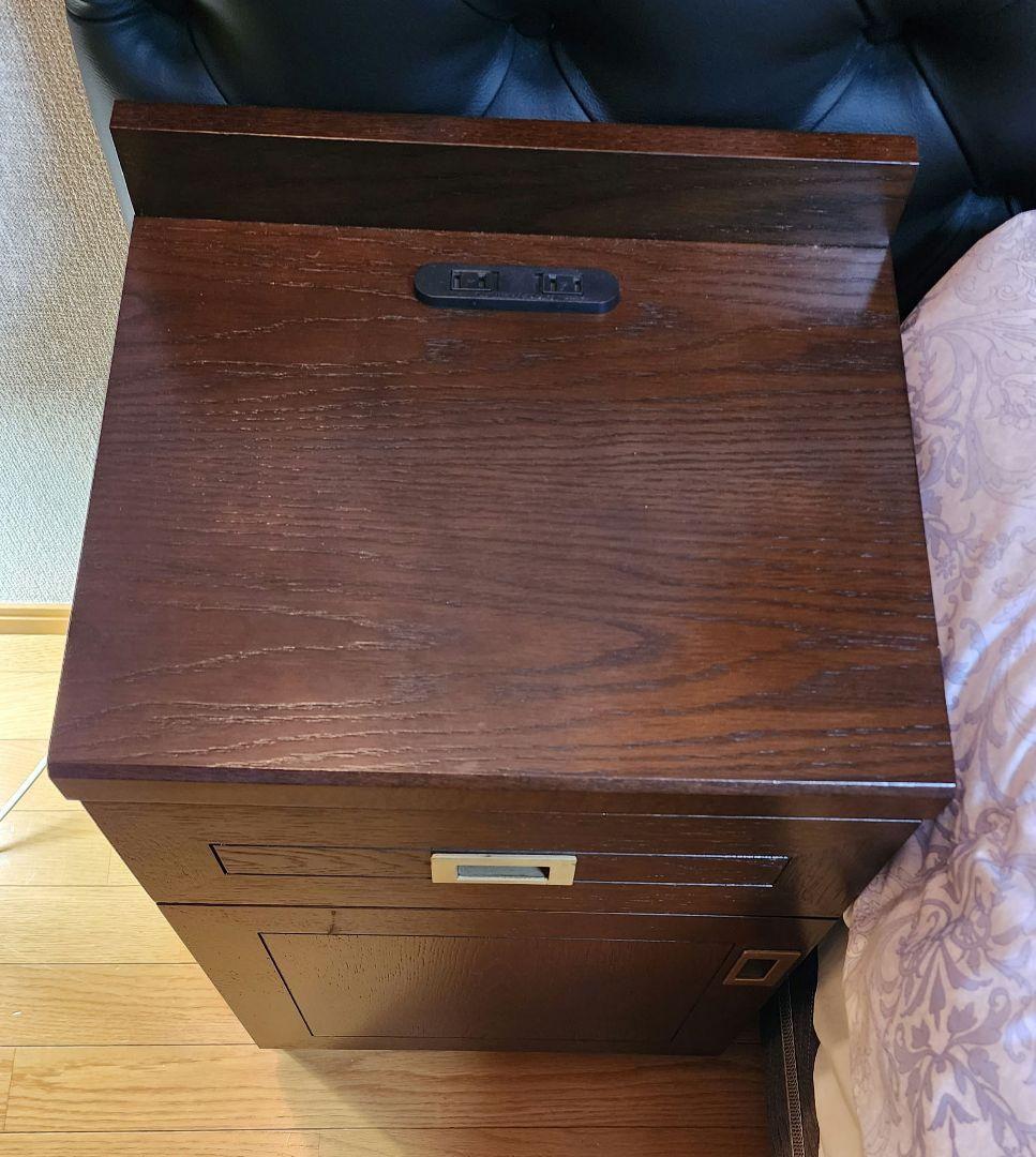 ② 木製 ナイトテーブル 特注 オーダー家具