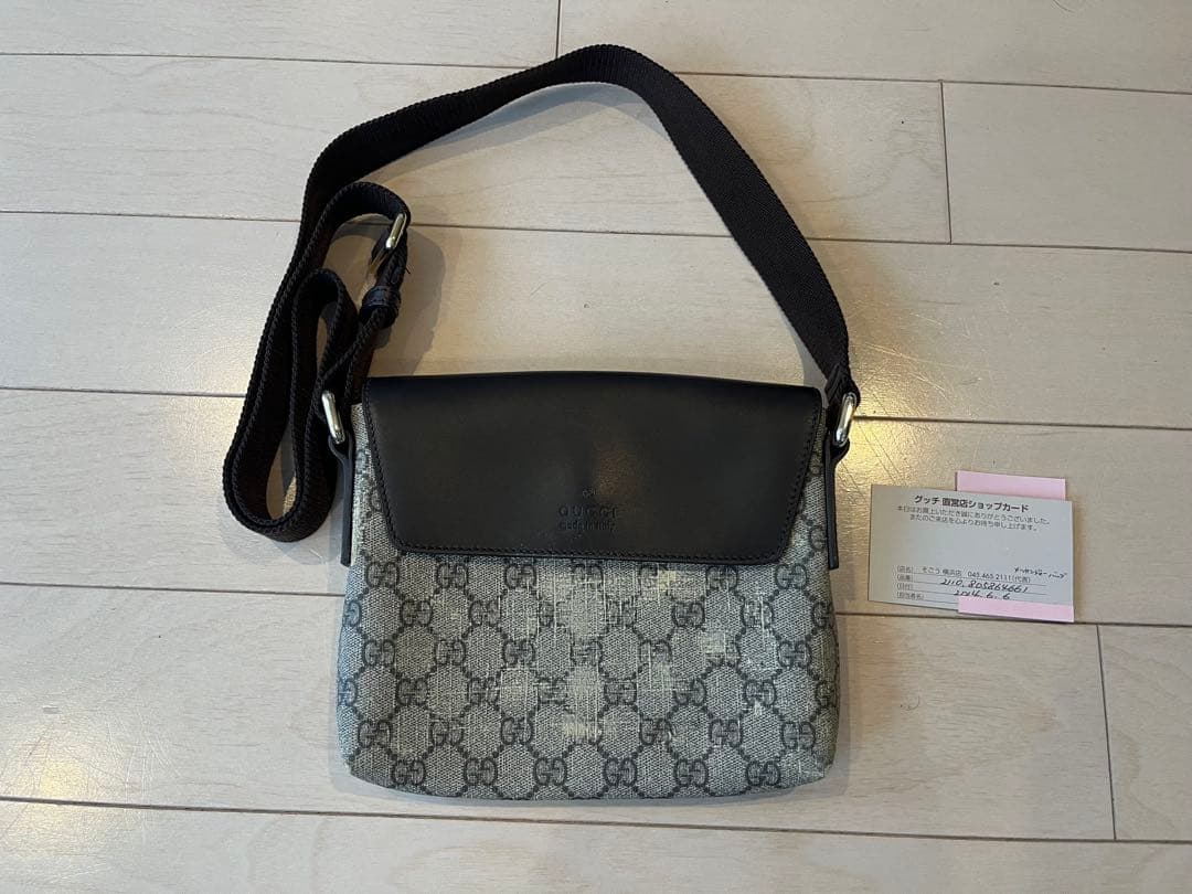 GUCCI GGパターン メッセンジャーバッグ