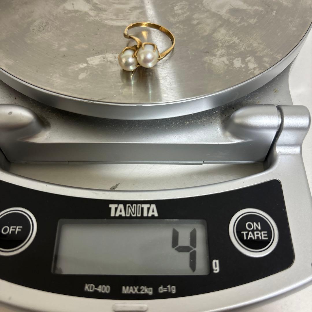 ヴィンテージK1 8リング　4g K18刻印