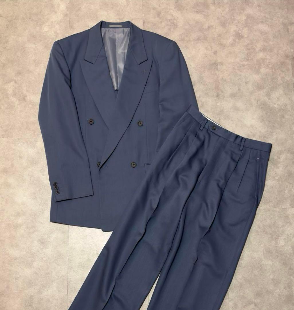 【一点物】made in Japan ダブル　セットアップ　auralee