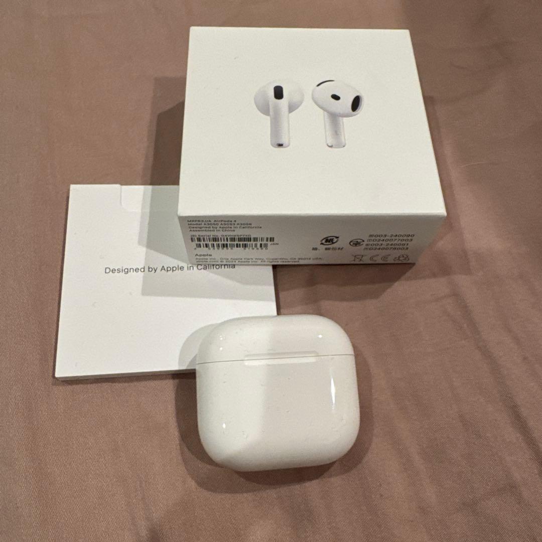 ほぼ未使用AirPods4　アクティブノイズキャンセリング無し