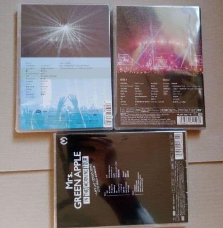 新品未開封 Mrs. GREEN APPLE DVD 3作品