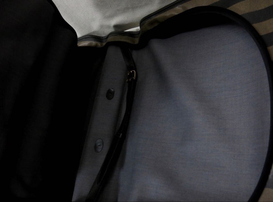 FENDI フェンディ ペカン PVCカーフ レザー ガーメントバッグ