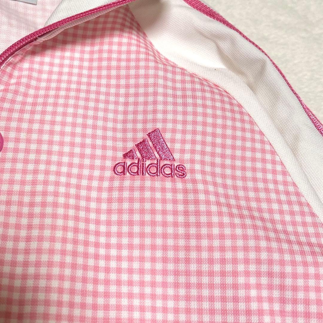 90s adidas アディダス　ジャンパーUV加工　ブルゾン　y2k 上下