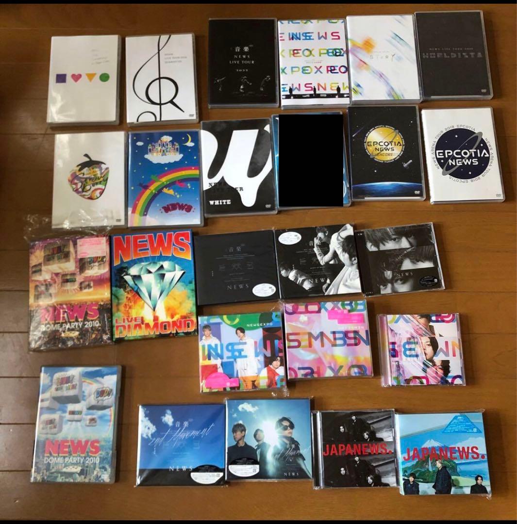 中古CD、DVDまとめ売り　NEWS バラ売り2枚から可能