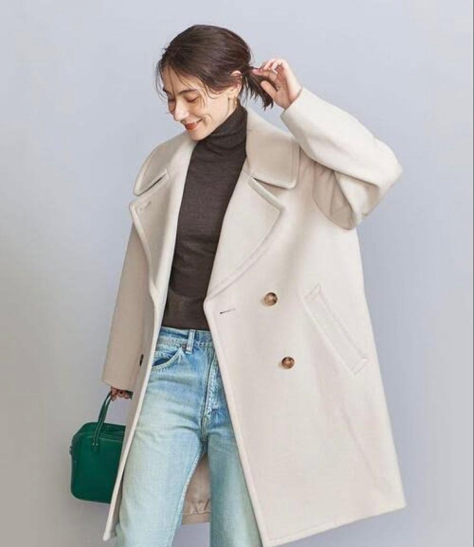 UNITED ARROWS ピーコート ハミルトンウール ミドル丈 冬