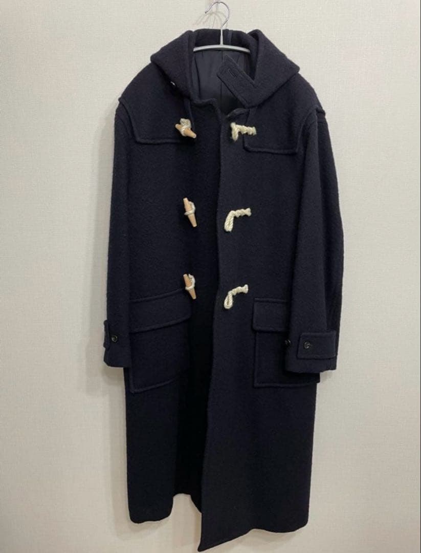 blurhms ROOTSTOCK ウールメルトン ダッフルコート NAVY 3