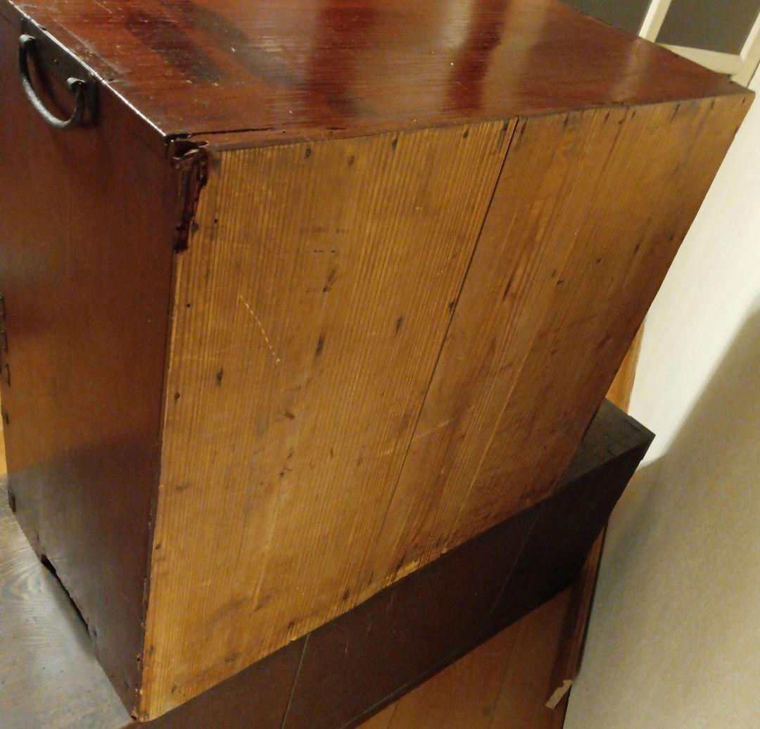 美しい棒箪笥 明治時代製 アンティーク 　キャビネット　和箪笥　船箪笥　水屋