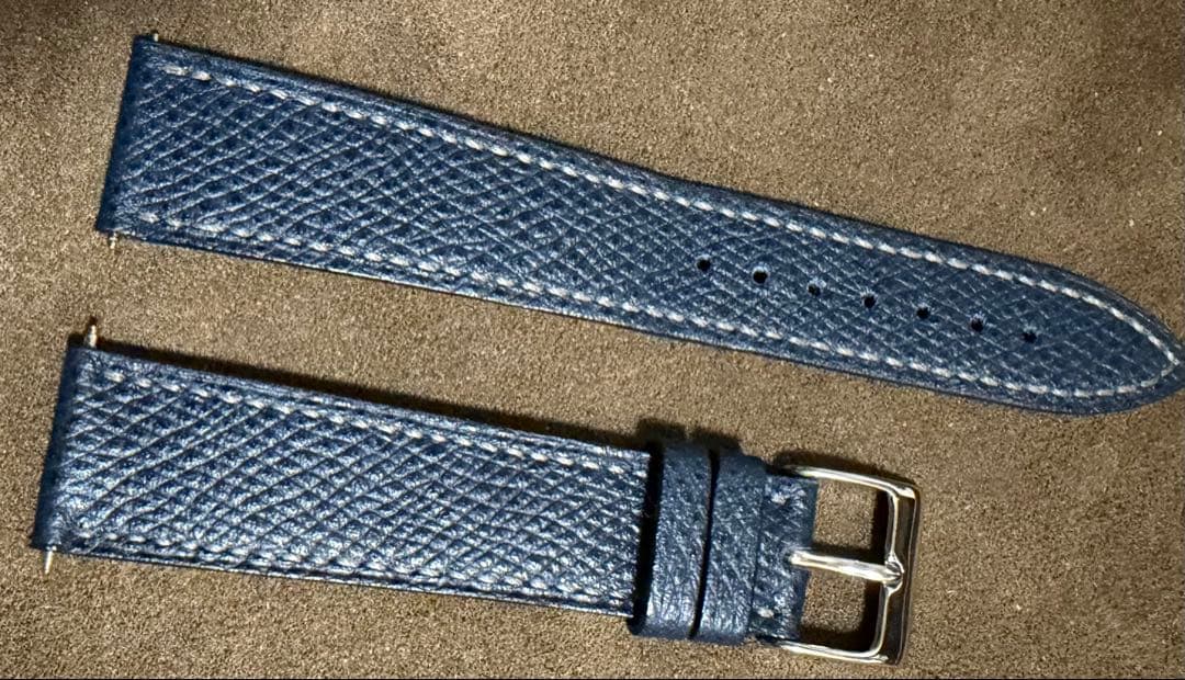 JEAN-CLAUDE PERRIN ジャンクロードぺラン ネイビー 19mm