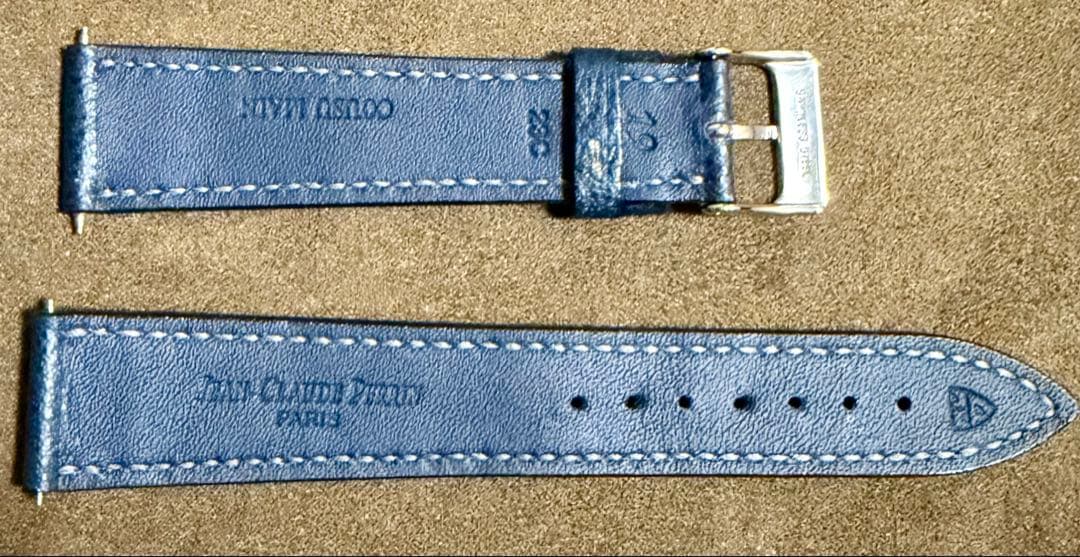 JEAN-CLAUDE PERRIN ジャンクロードぺラン ネイビー 19mm