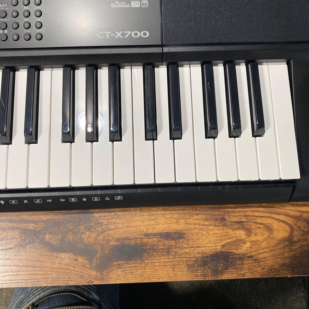 美品　カシオ　CASIO　電子キーボード　61鍵盤　CT-X700　2024年製