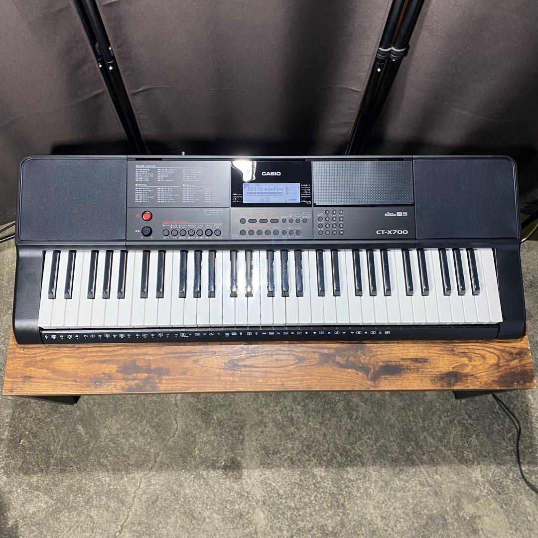 美品　カシオ　CASIO　電子キーボード　61鍵盤　CT-X700　2024年製