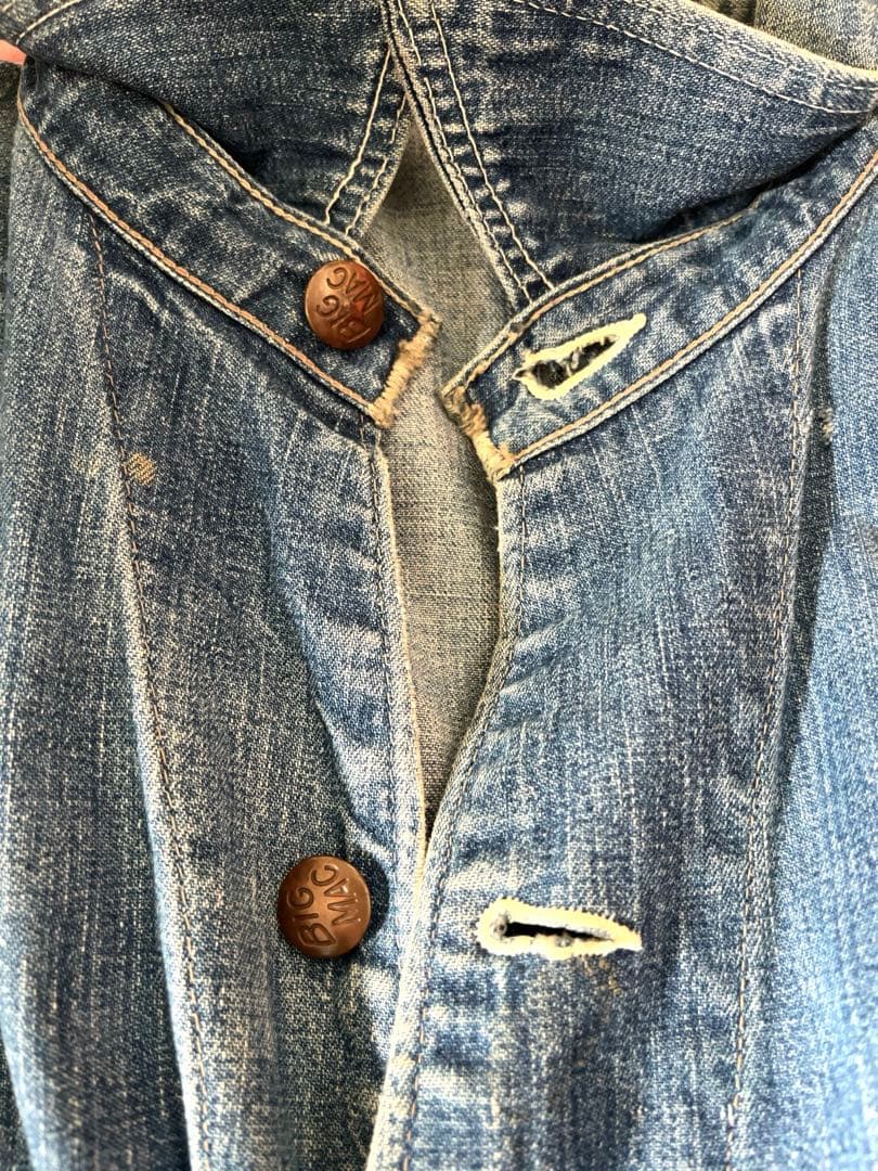 古*男様 古着　40s SUPER BIG MAC カバーオール　デニム　ジャケ