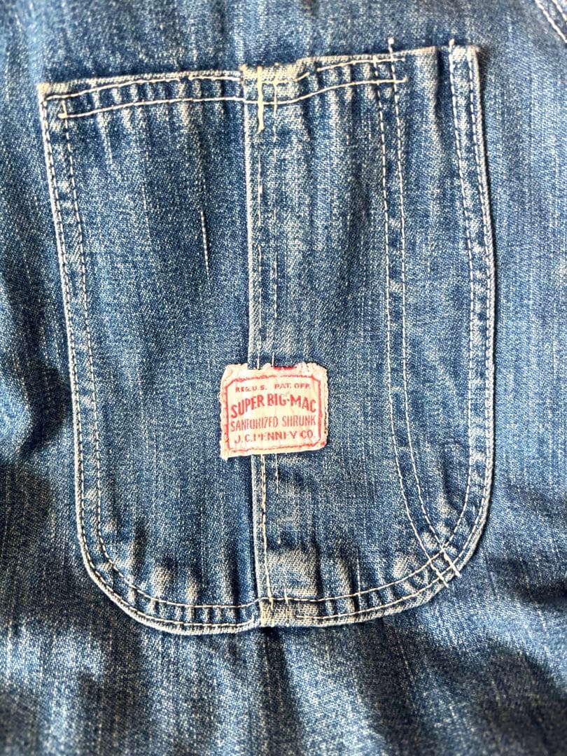 古*男様 古着　40s SUPER BIG MAC カバーオール　デニム　ジャケ