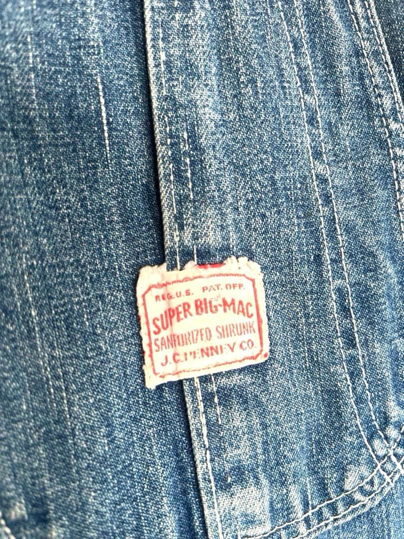 古*男様 古着　40s SUPER BIG MAC カバーオール　デニム　ジャケ