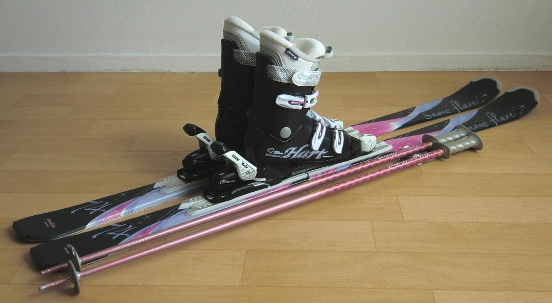 ■■1月限定■送料無料■スワロー■女性用スキーセット■142■メンテ付■■