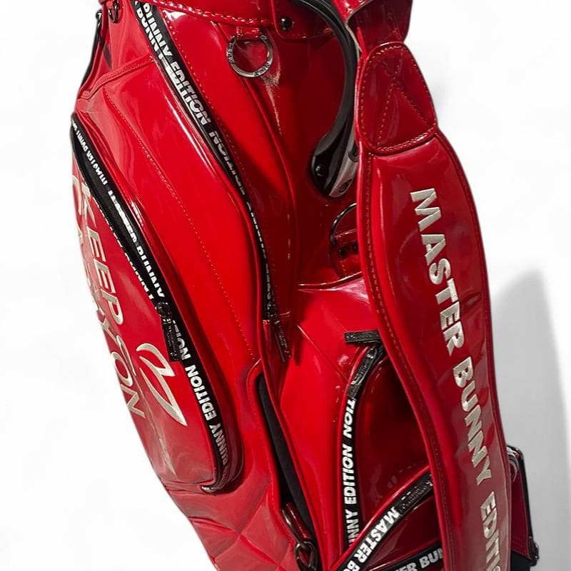 マスターバニーエディション キャディバッグ ロゴ レッド 5分割 9.5型