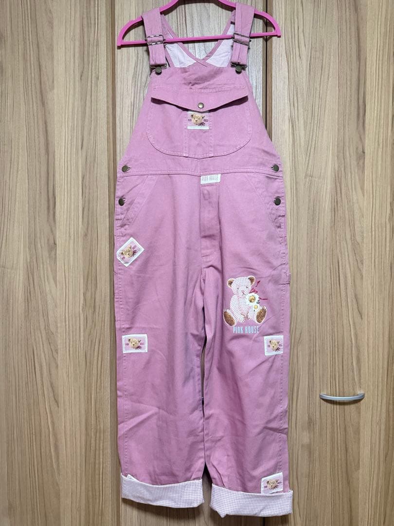 PINK HOUSE ピンク　オーバーオール