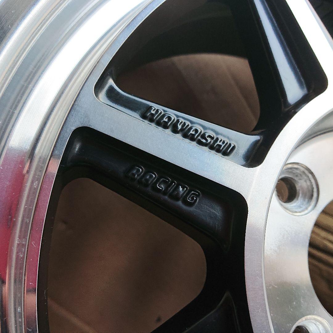 ハヤシレーシング STF 14×6J 4H レアサイズ 4本セットの内2本②