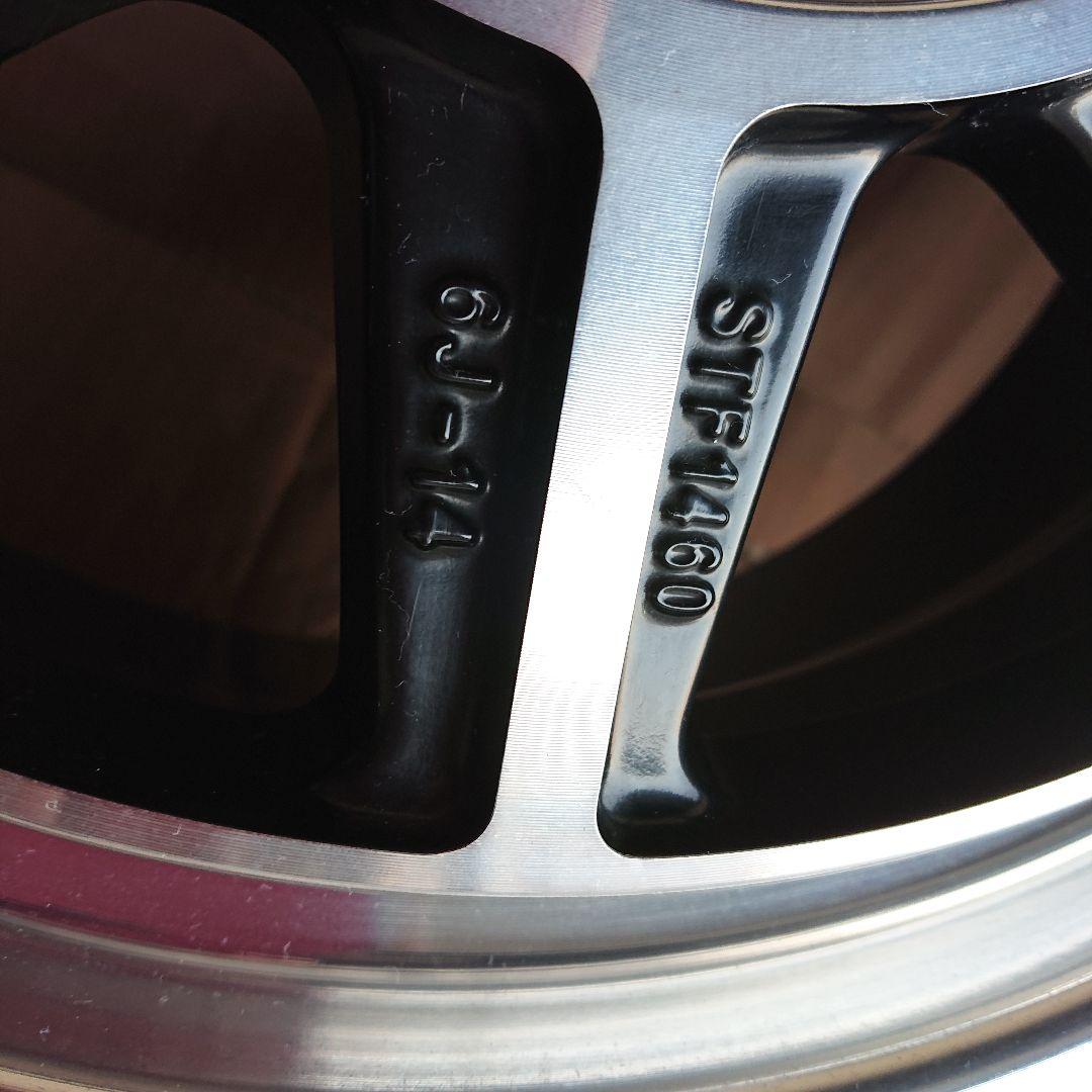 ハヤシレーシング STF 14×6J 4H レアサイズ 4本セットの内2本②