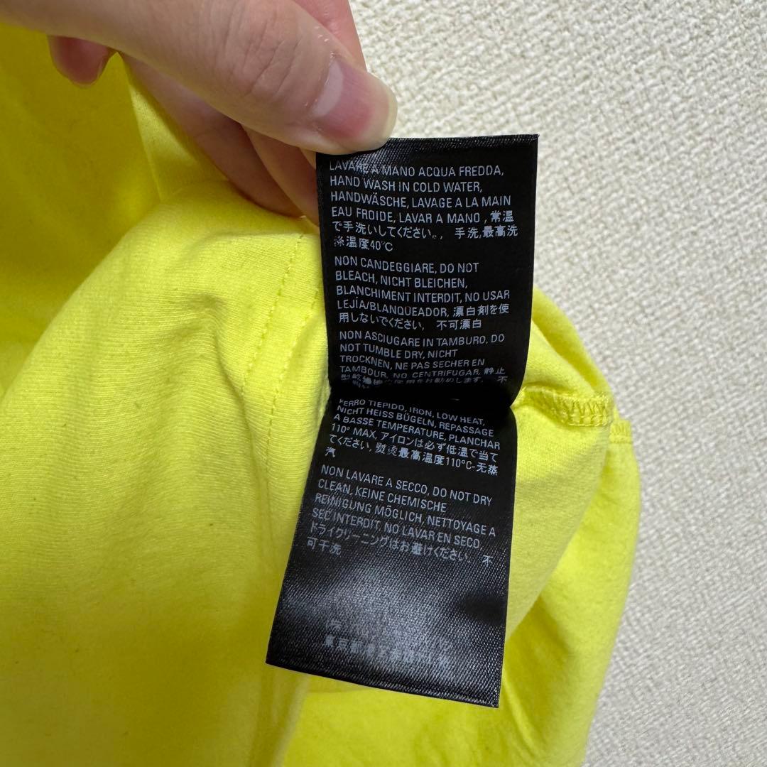 バレンシアガ　Tシャツ　蛍光黄色