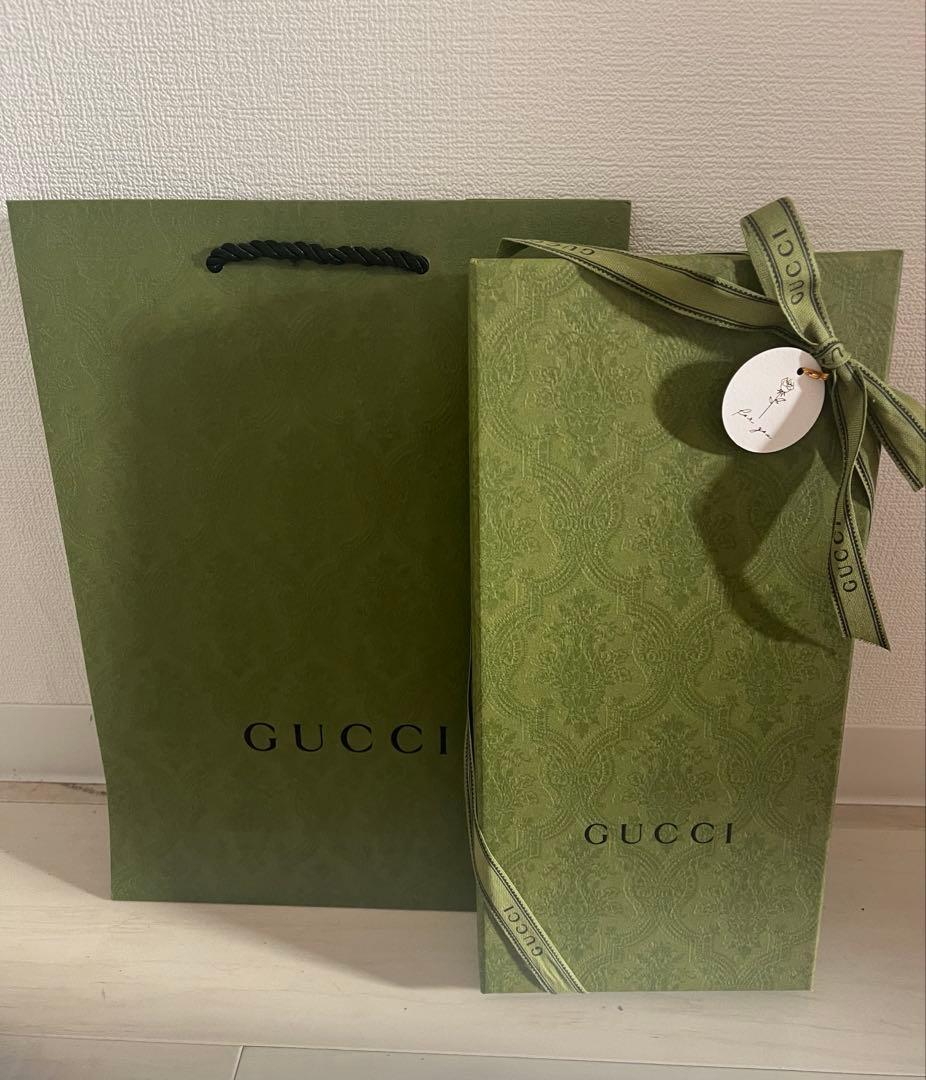 新品未使用 GUCCI グッチ マフラーリボンジョッパー箱付き