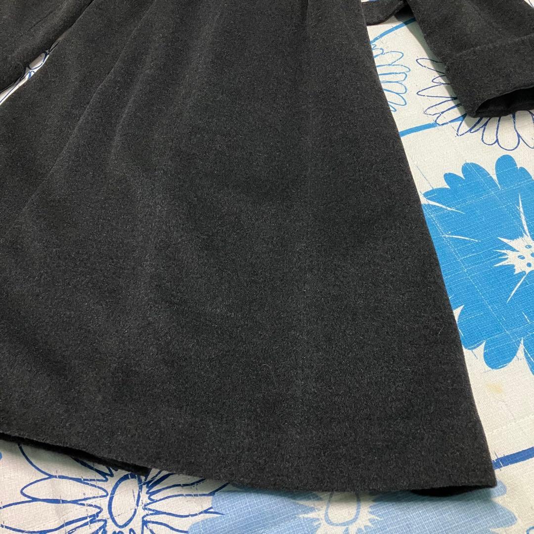 【希少】23区　カシミヤ　アンゴラ　ブルーフォックスファー　女優　ロングコート