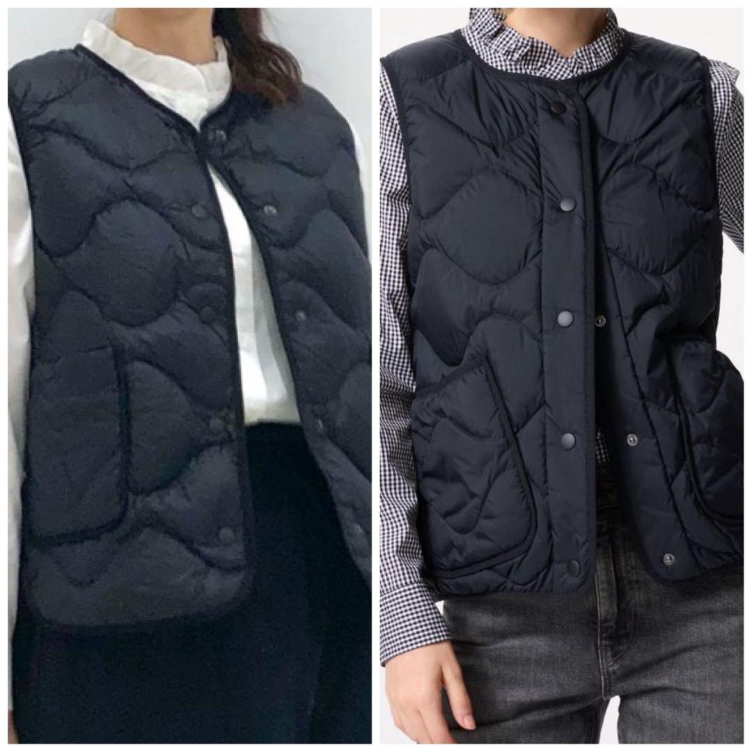 ユニクロ コントワーデコトニエ ウルトラライトダウンベスト ブラック新品タグ付き