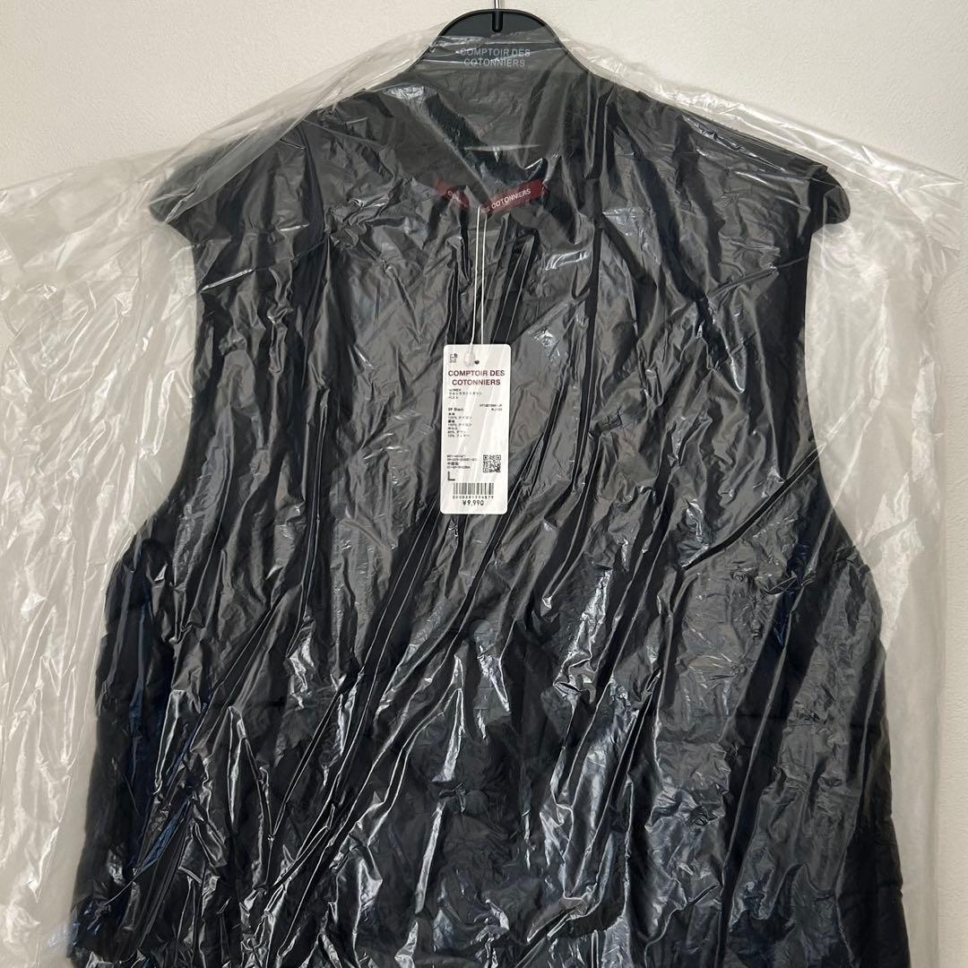 ユニクロ コントワーデコトニエ ウルトラライトダウンベスト ブラック新品タグ付き