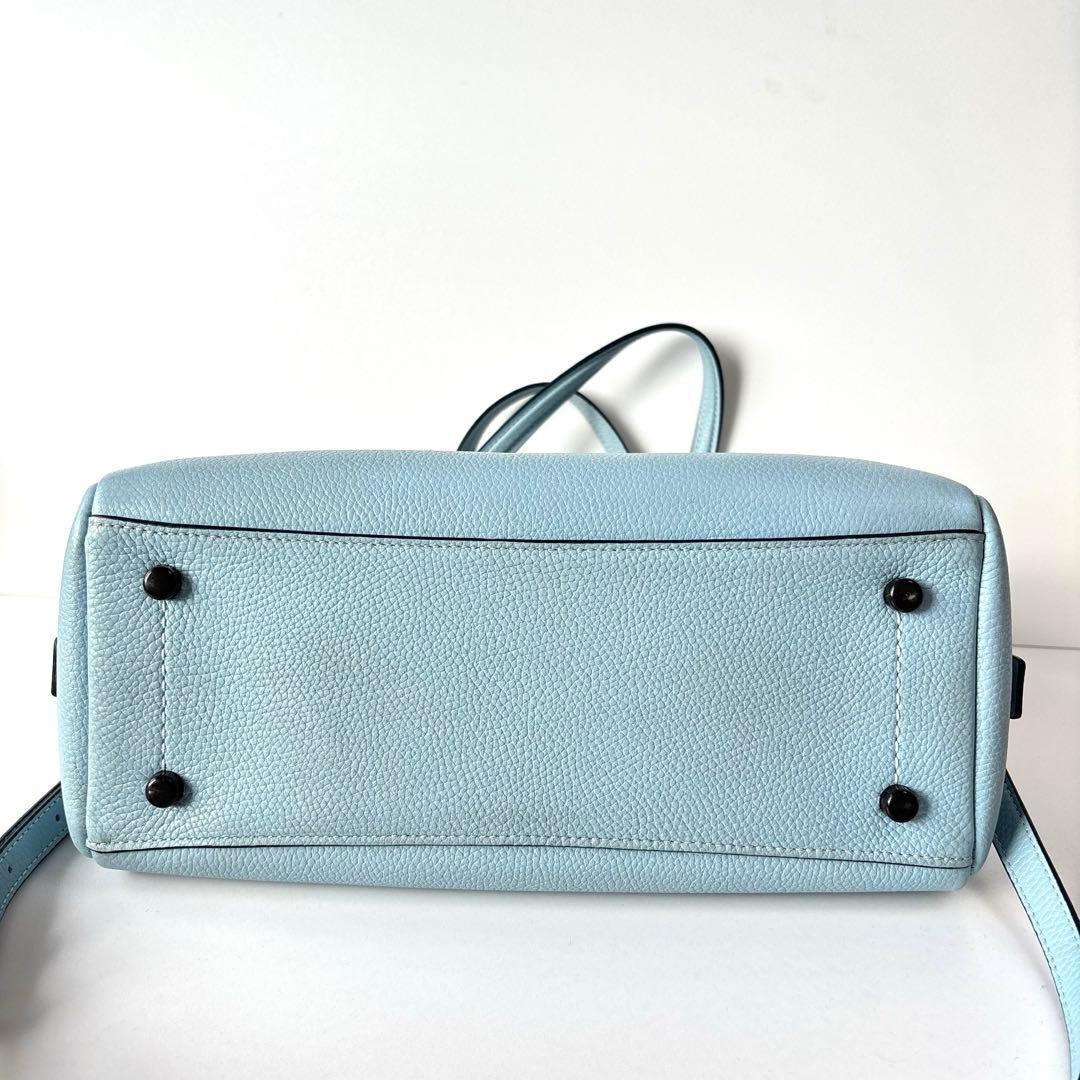 ★美品】 COACH ローラ 2way ハンド ショルダーバッグ ターンロック