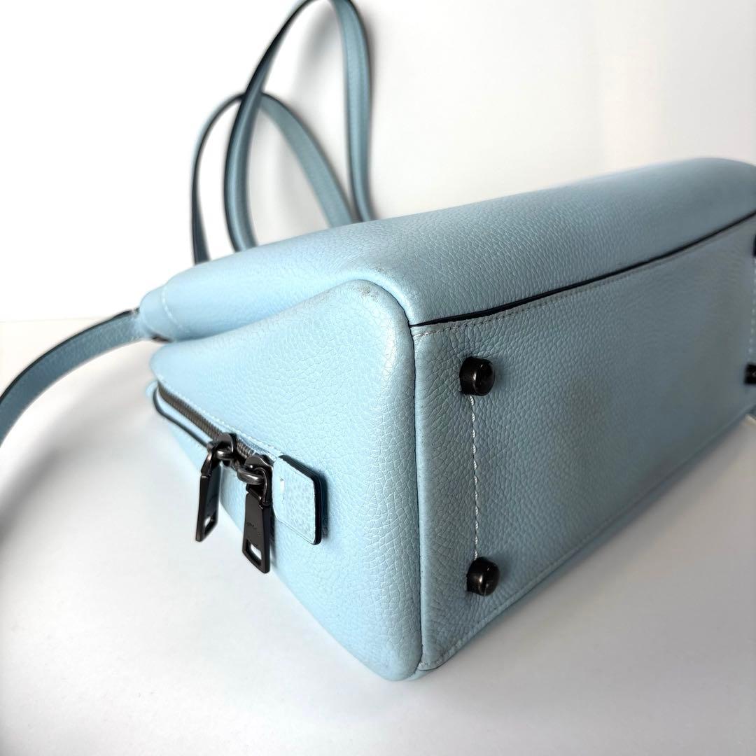 ★美品】 COACH ローラ 2way ハンド ショルダーバッグ ターンロック