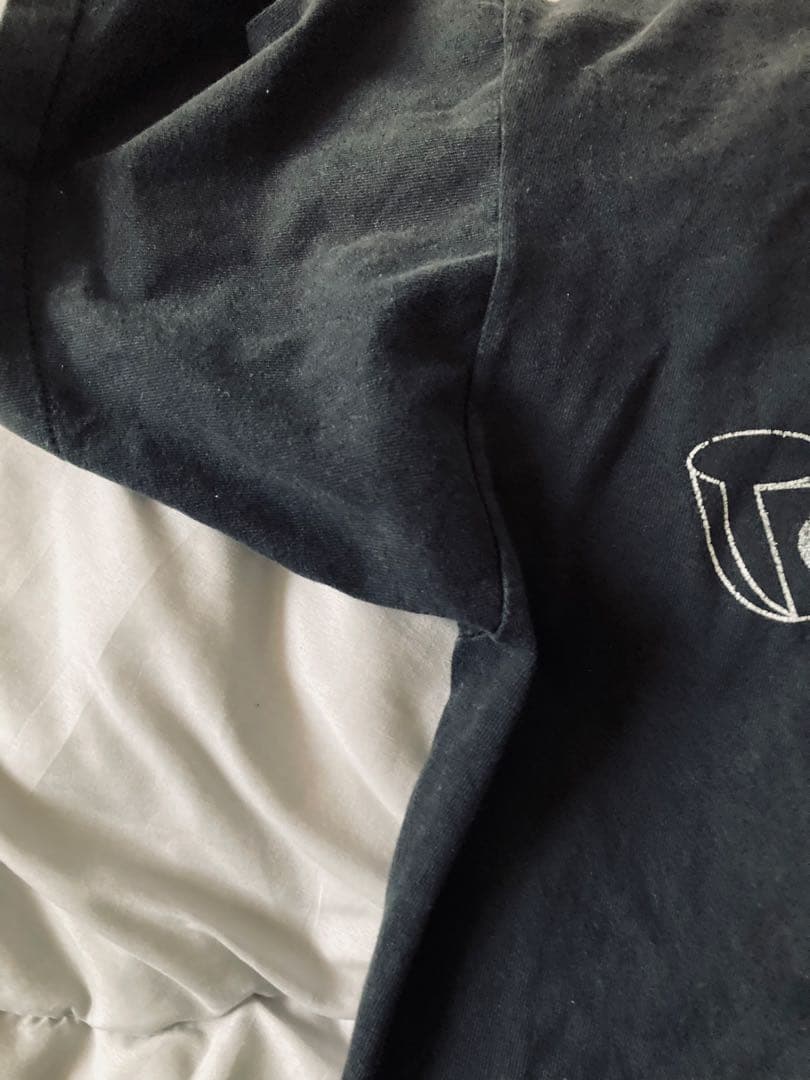 クロムハーツ ブラックTシャツバックスクロールロゴ